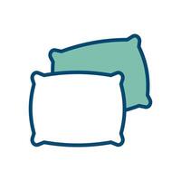 pillow icon vector design template in white background