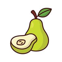 pear icon vector design template in white background