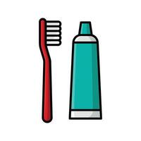 toothbrush icon vector design template in white background