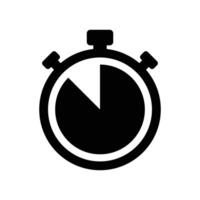 detener reloj icono vector diseño modelo en blanco antecedentes