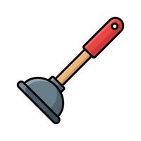 plunger icon vector design template in white background