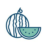 water melon icon vector design template in white background