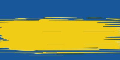 Abstract blue and yellow brush background, Free Vector