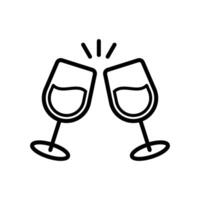 wine icon vector design template in white background