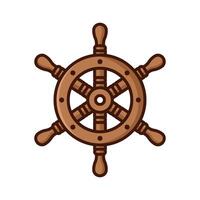 ship wheel icon vector design template in white background