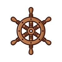 ship wheel icon vector design template in white background