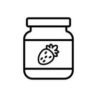 jam jar icon vector design template in white background