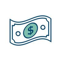 money icon vector design template in white background