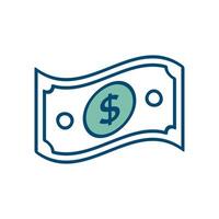 money icon vector design template in white background