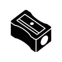 pencil sharpener icon vector design template in white background