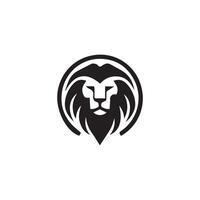 lion logo design vector template, logo mascot