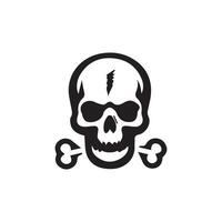 skull logo icon design vector illustration  design template