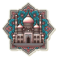 AI generated islamic symbol and logo representing the festive spirit of islamic event and celebration png