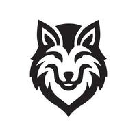 Wolf head illustration Logo Design. Wolf mascot vector