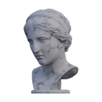 Nymphe Statue, 3d macht, isoliert, perfekt zum Ihre Design png