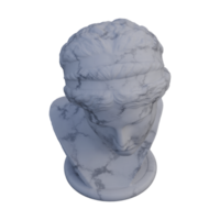 ninfa estatua, 3d renders, aislado, Perfecto para tu diseño png