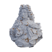 Moritz hartmann statue, 3d rend, isolé, parfait pour votre conception png