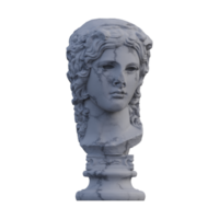 Dionysus  statue, 3d renders, isolated, perfect for your design png