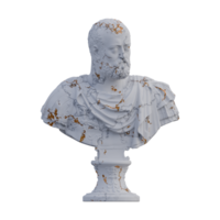 fracasso do Cosimo Eu de 'médico estátua, 3d renderiza, isolado, perfeito para seu Projeto png