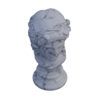 dioniso estatua, 3d renders, aislado, Perfecto para tu diseño png