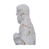 un Santo con un estatua de libro, 3d renders, aislado, Perfecto para tu diseño png