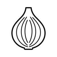 onion icon vector design template in white background