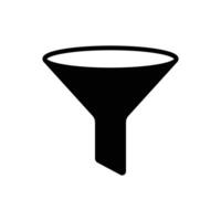 funnel icon vector design template in white background