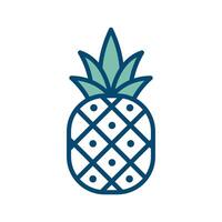pineaple icon vector design template in white background