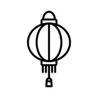 chinese lantern icon vector design template in white background