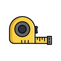 measurement tape icon vector design template in white background