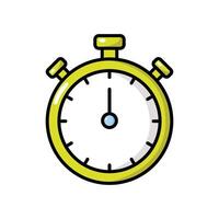 stop watch icon vector design template in white background