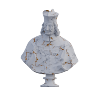 Cardinal  statue, 3d renders, isolated, perfect for your design png