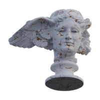 hipnos estátua, 3d renderiza, isolado, perfeito para seu Projeto png
