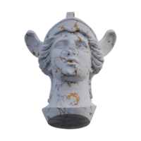 atenea partenos estatua, 3d renders, aislado, Perfecto para tu diseño png