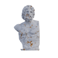 Munichia  statue, 3d renders, isolated, perfect for your design png