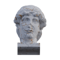 Orpheus  statue, 3d renders, isolated, perfect for your design png