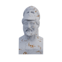 Miltiades  statue, 3d renders, isolated, perfect for your design png