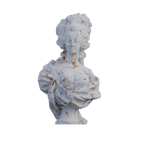 Marie Antoinette  statue, 3d renders, isolated, perfect for your design png