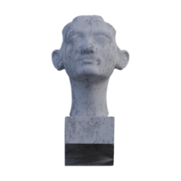 drottning nefertiti staty, 3d återger, isolerat, perfekt för din design png