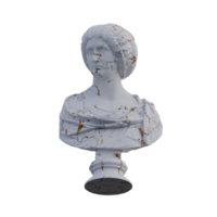 edel Dame Statue, 3d macht, isoliert, perfekt zum Ihre Design png