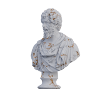 septimius severus standbeeld, 3d geeft weer, geïsoleerd, perfect voor uw ontwerp png