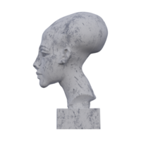 princesa de armana estatua, 3d renders, aislado, Perfecto para tu diseño png