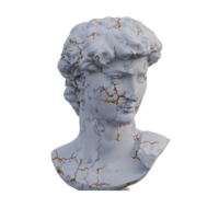 michelangelos David Statue, 3d macht, isoliert, perfekt zum Ihre Design png