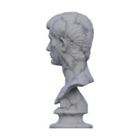 Augustinus Prinz Statue, 3d macht, isoliert, perfekt zum Ihre Design png