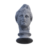 Apollo estátua, 3d renderiza, isolado, perfeito para seu Projeto png