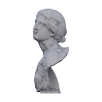 Niobe  statue, 3d renders, isolated, perfect for your design png