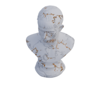 Jeune homme statue, 3d rend, isolé, parfait pour votre conception png