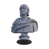 Julia Mamaea  statue, 3d renders, isolated, perfect for your design png