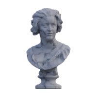 costanza Bonarelli estátua, 3d renderiza, isolado, perfeito para seu Projeto png