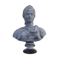 giulia cornelia paula statua, 3d rende, isolato, Perfetto per il tuo design png